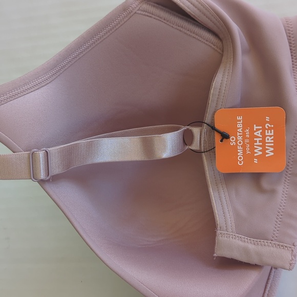 NWT Simply Perfect by Warner's Underwire Contour Poke-Free Comfort Bra XL Mauve - Picture 12 of 12